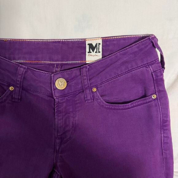 missoni purple skinny jeans y2k retro colorful denim - Picture 6 of 7